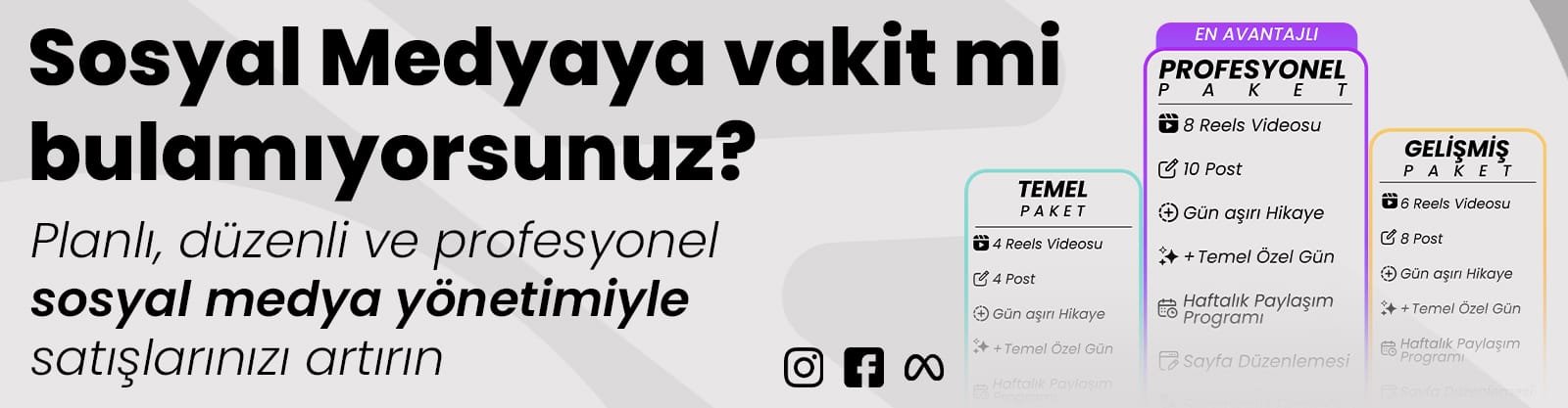 Sosyal Medya Paketleri